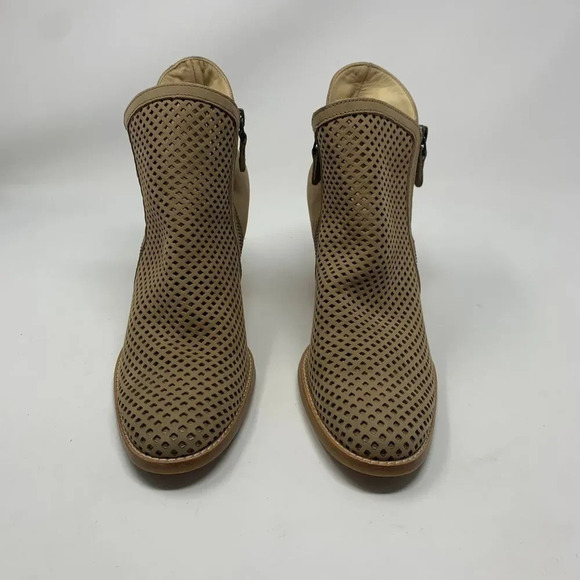 Paul Green Bonzai Perforated Bootie Sisal Nubuck Size 6.5/US 9 - Picture 4 of 11